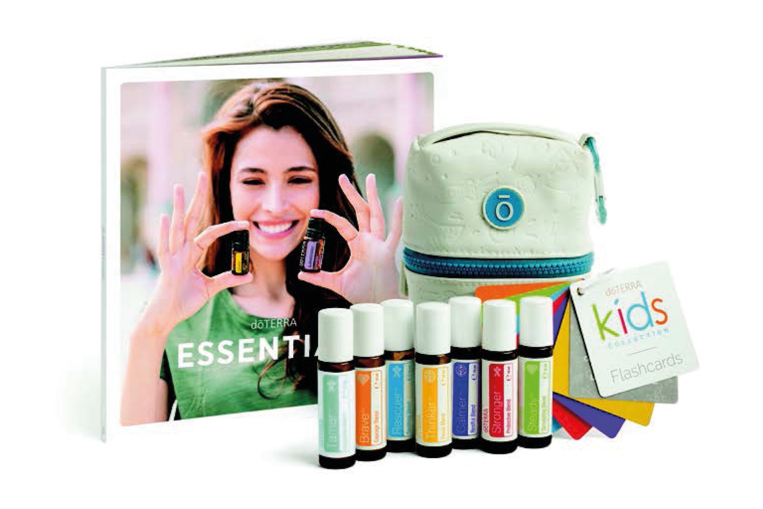 Kids Collection Kit, ätherische Ölmischungen für Kinder, Aufbewahrungstasche, dōTERRA-Booklet