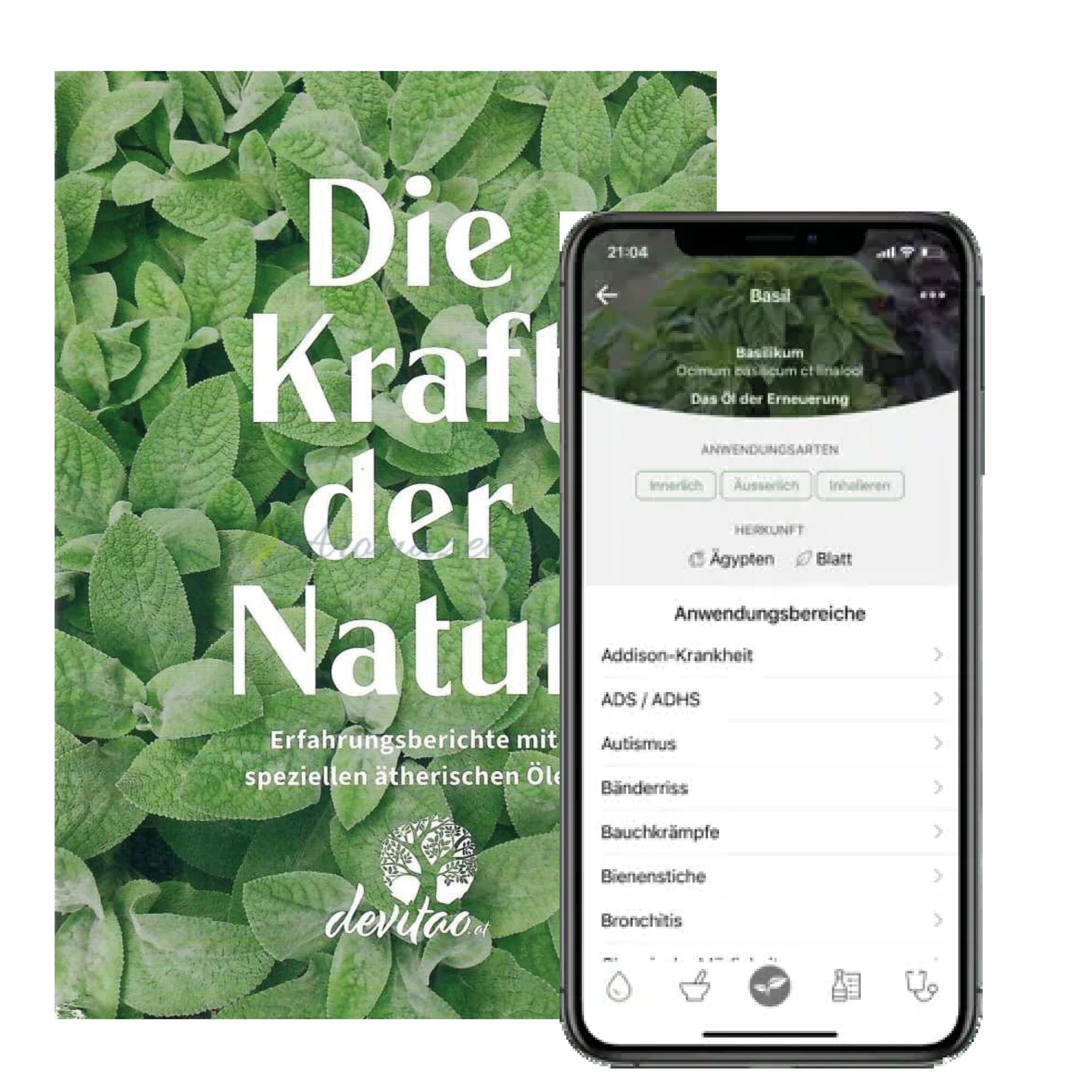 Öle_Jessy_Richter_Essentials_Buecher Buch Kraft der Natur, App EO Guide